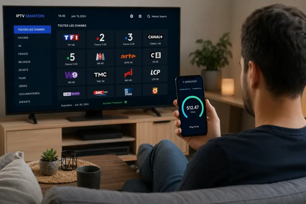 mbps pour pour iptv